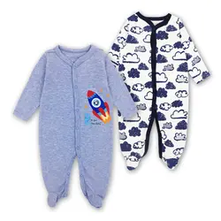 Детские комбинезоны, зимняя одежда для маленьких мальчиков и девочек, хлопковая одежда для новорожденных, Комбинезоны для младенцев, 2018