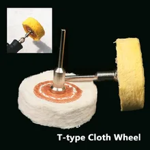Grinder Brush T Style Polish Buffing Wheel Grinding Head Cloth Dremel Wheel For Rotary Abrasive Tools Dremel Accessories Shank abrasive mounted stone points electric grinding accessories polishing head wheel tool for dremel rotary power tools