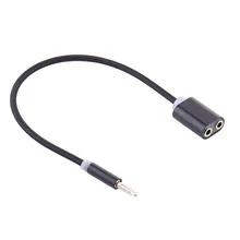 1 To 2 Way AUX Audio Cable 3.5mm Male to Female Plug Jack Sharing Music for iPhone iPad iPod Universal Earphone Adapter 25cm