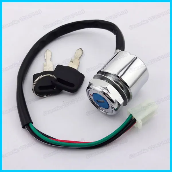 

4 Wires ATV Quads Ignition Key Switch For 4 Wheeler Go Kart Motorcycles Pit Dirt Bike