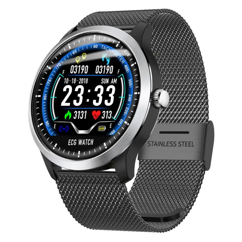 

N58 Smart Watch ECG Sports Watch ECG+PPG ECG HRV Report Heart Rate Blood Pressure Test IP67 waterproof wathes (Color Box )