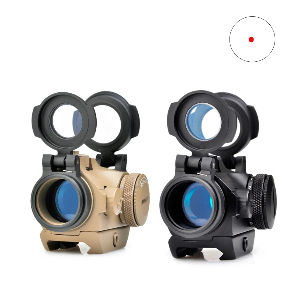

Tactical Airsoft Riflescopes 1x24 Red Dot Sight Micro Dot Sight Scope Optics Low High Profile Hunting Sight with Covers