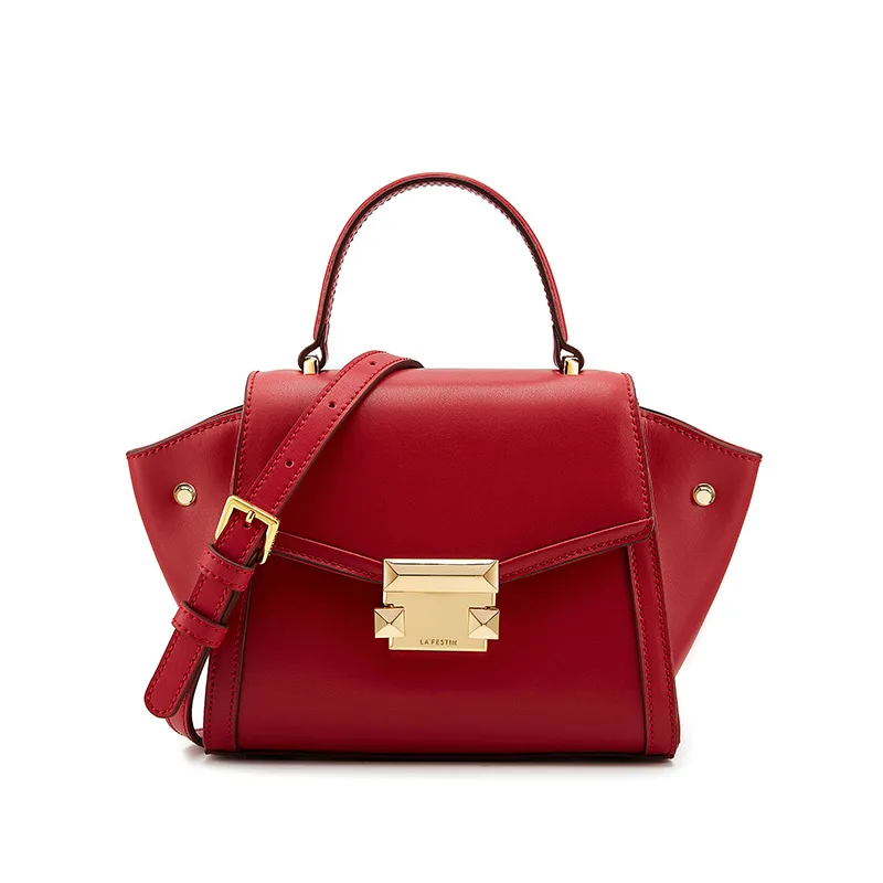 LA FESTIN роскошные сумки в руку, женские сумки, дизайнерские, новые сумки через плечо сумка-мессенджер через плечо, для женщин, bolsa feminina - Цвет: Красный