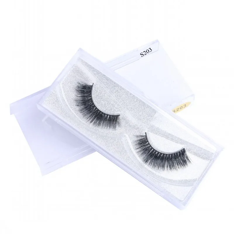 

Newest 3D False Eyelashes 100% Handmade Mink Hair Lashes Natural Long Thick Mink Eyelash Extensions