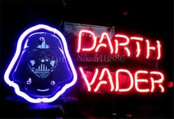

NEON SIGN For George Lucas Dark Side Star Wars Darth Vader GLASS Tube BEER BAR PUB store display Shop Light Signs 17*14"