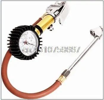 

220PSI Air Tire Inflator With Dial Gauge Dual Chuck Cars & Trucks Tires N008689