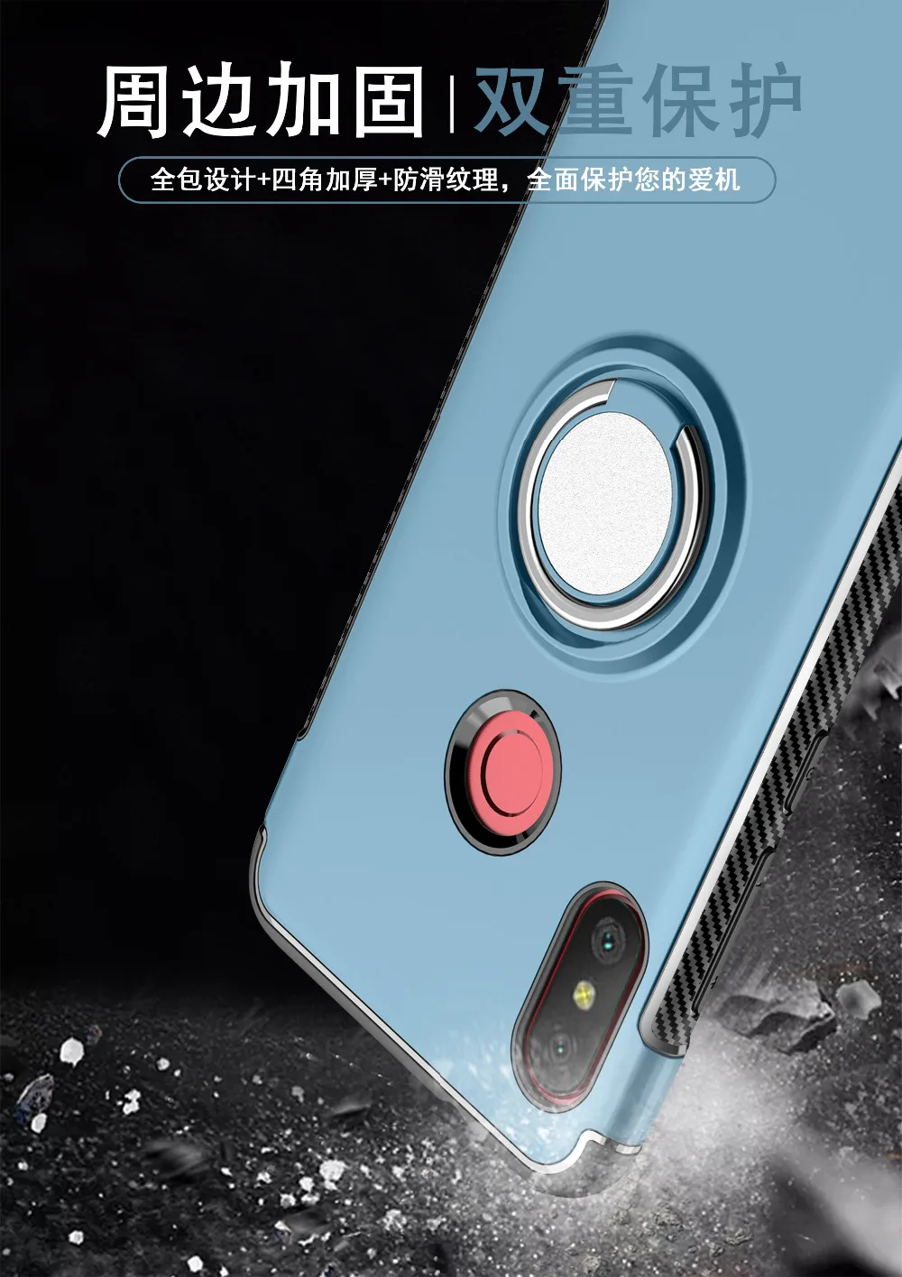 Dành Cho Xiaomi Mi A2 Lite / Redmi 6 Pro Ốp Lưng Silicone Ốp Lưng Chống Sốc Lưng Dành Cho Mi A2 lite/Redmi6 6A Fundas xiaomi leather case charging