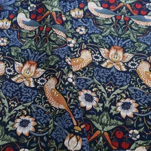 Качественные птицы цветок платье рубашка ремесло шитье Текстиль Винтаж хлопчатобумажная ткань