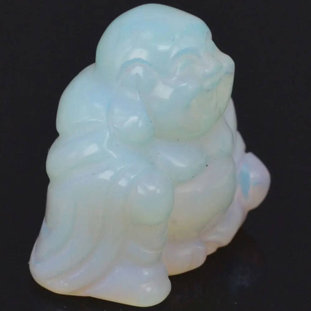 1 5 &quotOpalite Maitreya камень Будды резная Фигурка ремесла Lucky Chakra Healing рейки|reiki healing|reiki