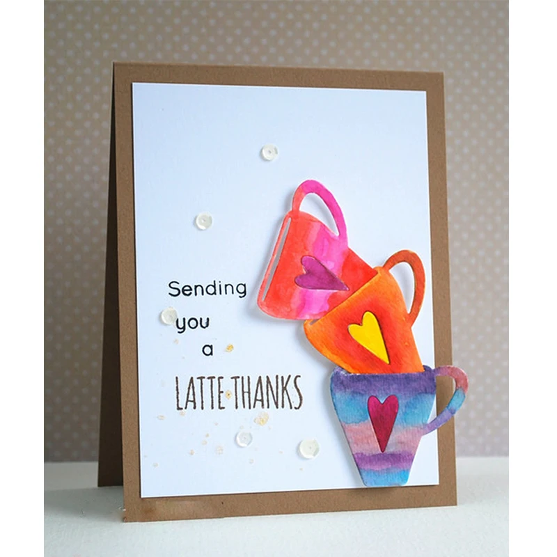

Love Cup Metal Cutting Die DIY Stencil Paper Card Album Photo Making Embossing Template Handmade Decoration Scrapbooking