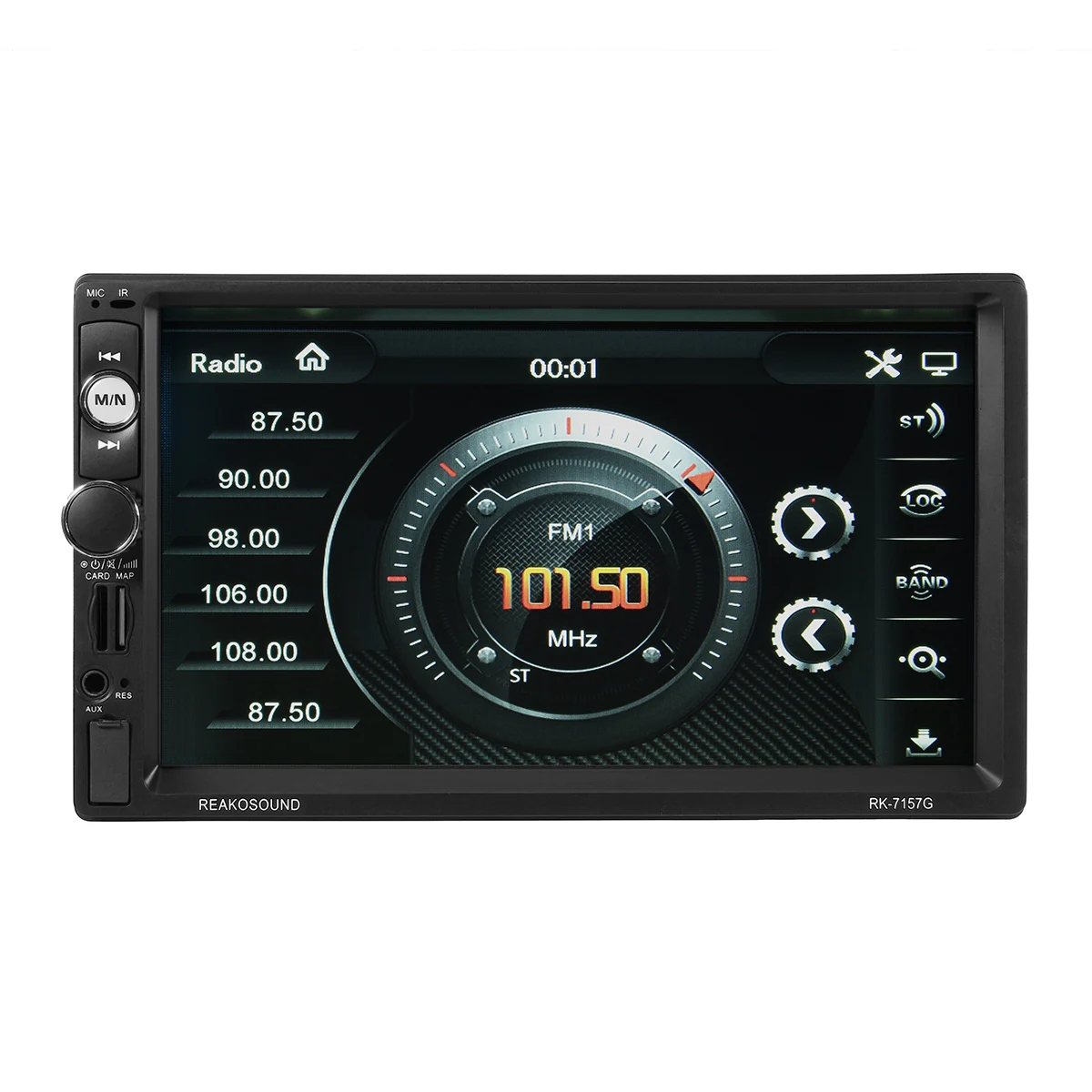 

1080P FM AM 7'' HD for Touch Screen Car MP5 Player GPS bluetooth AUX USB Rear View Car Camera