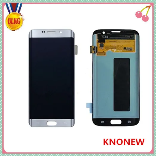  Glass LCD Display Touch Screen Digitizer Assembly Replacement For Samsung Galaxy S7 edge G935 G935F G935A LCD Silver 