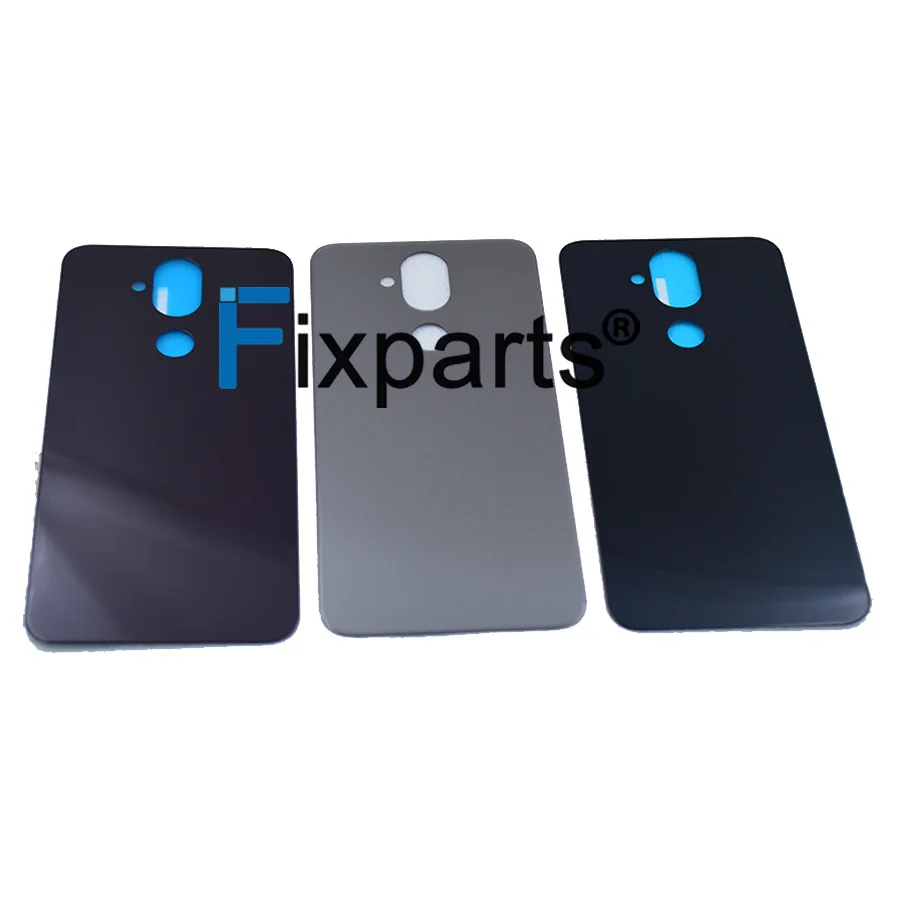 Original New For Nokia X7 Back Cover Battery Cover Metal Rear Housing Door Case For Nokia 8.1 X7 Battery cover back Case (1)