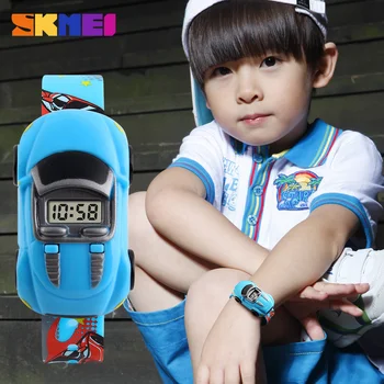 New Skmei Kids Children Watches Brand Fashion Creative Digital Sport Kid Watch Cartoon Car Wristwatches Children Wrist Watch skmei brand children watches for kids boy girls led digital multifunctional waterproof wrist watch outdoor sport children watch
