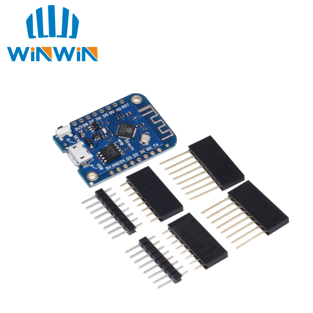 Для Wemos D1 Mini V3.0.0 wifi Интернет вещей макетная плата на основе ESP8266 CH340 CH340G для Arduino Nodemcu V2 micropyton