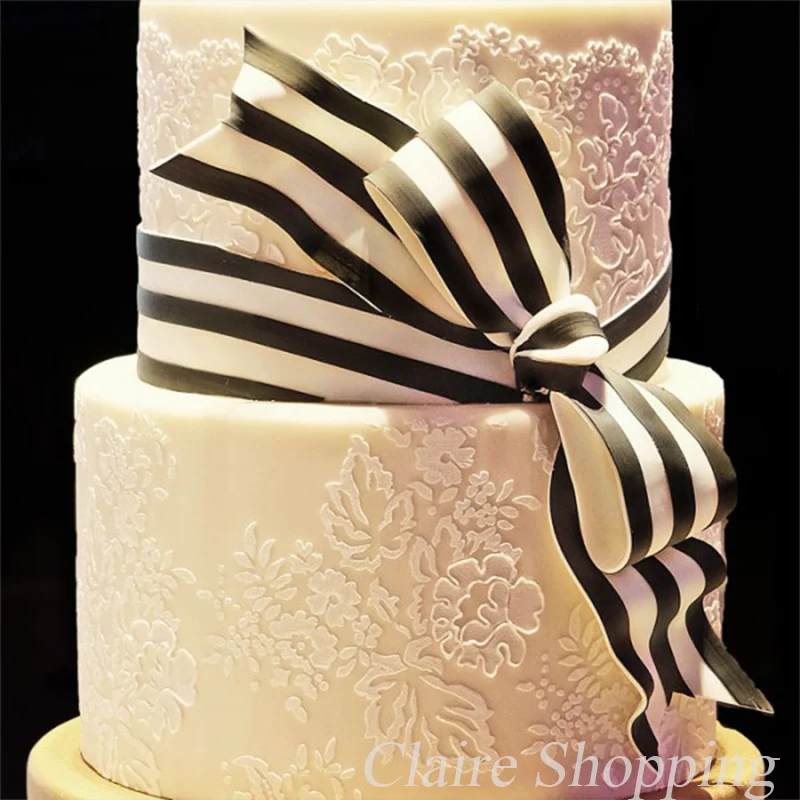 Трафарет для торта Yueyue Sugarcraft цветы и листик инструменты украшения свадебного