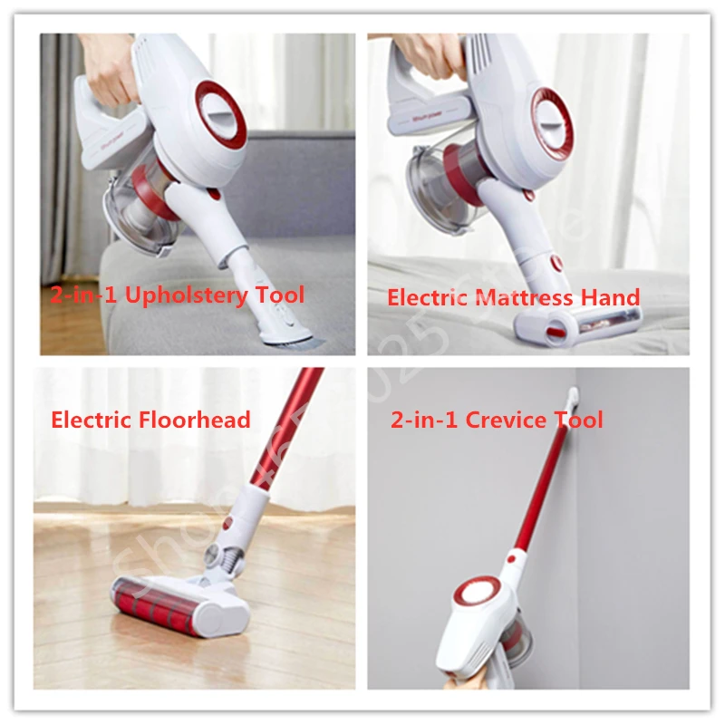 Skup Xiaomi LEXY JIMMY JV51 bezprzewodowy bezprzewodowy odkurzacz ręczny usuń roztocza silne ssanie niski poziom hałasu akcje ue