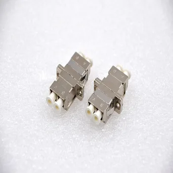 

50PCS New Hot Sale Optical Fiber Connector LC/PC/APC Single Multimode Adapter Flange Coupler duplex Coupler Special Wholesal