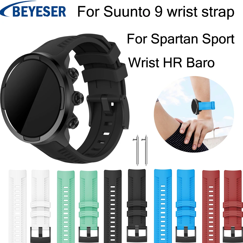 Лидер продаж мягкий силиконовый сменный спортивный ремешок для Suunto 9/Spartan браслет
