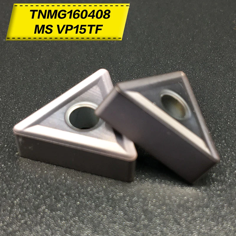 

10pcs TNMG160408 MS VP15TF External Turning Tools Carbide insert High quality Lathe cutter Tool Tokarnyy turning inser