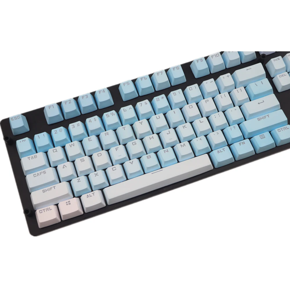 Rainbow Backlit keycap pbt cherry MX Keycaps For mechanical keyboard104 key OEM Profile