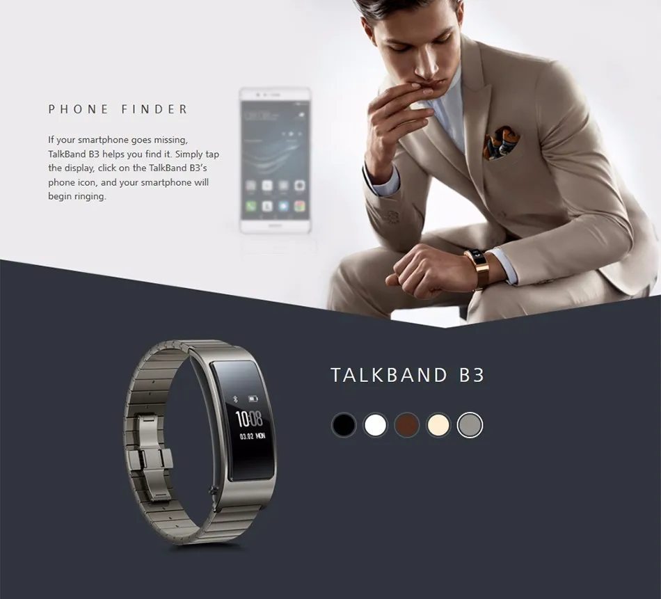 huawei TalkBand B3 Talk Band B3 Bluetooth умный Браслет фитнес носимые спортивные совместимые смарт мобильный телефон браслет