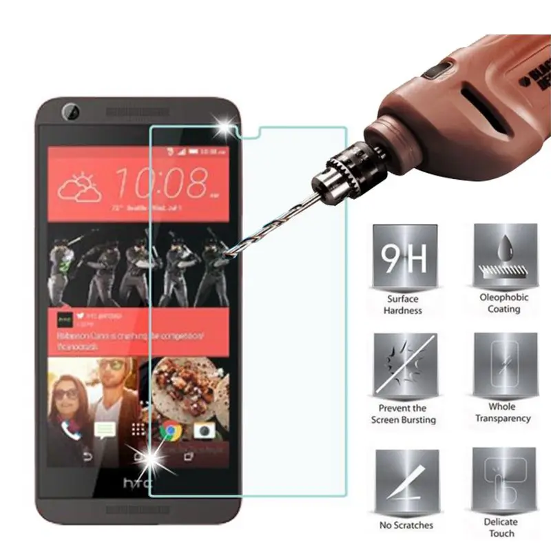 

Tempered Glass for HTC Desire 626 Screen Protector Protective Film HTC Phone ,on Mobile Phone for HTC 626 Glass