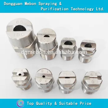 

Free shipping customized flat fan nozzle,1/2 BSPT or NPT stainless steel flat fan nozzle