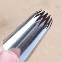 6B насадка для украшения торта, насадки из нержавеющей стали для письма, насадка для глазури, инструменты для выпечки и кондитерских изделий, инструменты для выпечки тортов