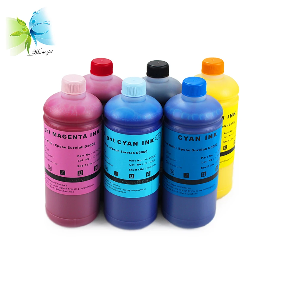 

WINNERJET 1000ml Dye Ink Kit for Epson Surelab D3000 printer