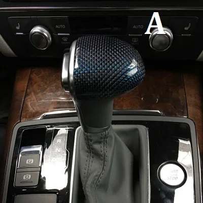 

Fit for AUDI A4/A5/A6/A7/Q3/Q5/Q7 modified carbon fiber stand head file head handball gear shift knob