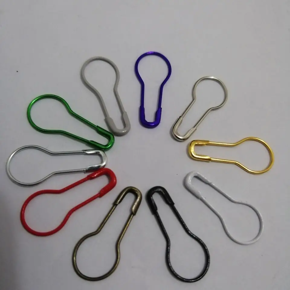 

Hot 100 10 Color Jewelry Findings Making Light Bulb Shape Safety Pins For Brooch DIY Baby Jewelry Accessories Clothing Supplies