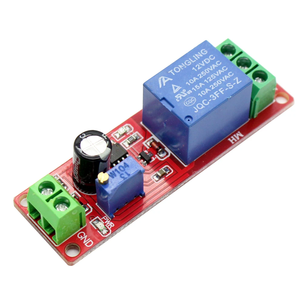 

NE555 0~10S Adjustable Module DC 12V Delay Relay Shield Timer Switch