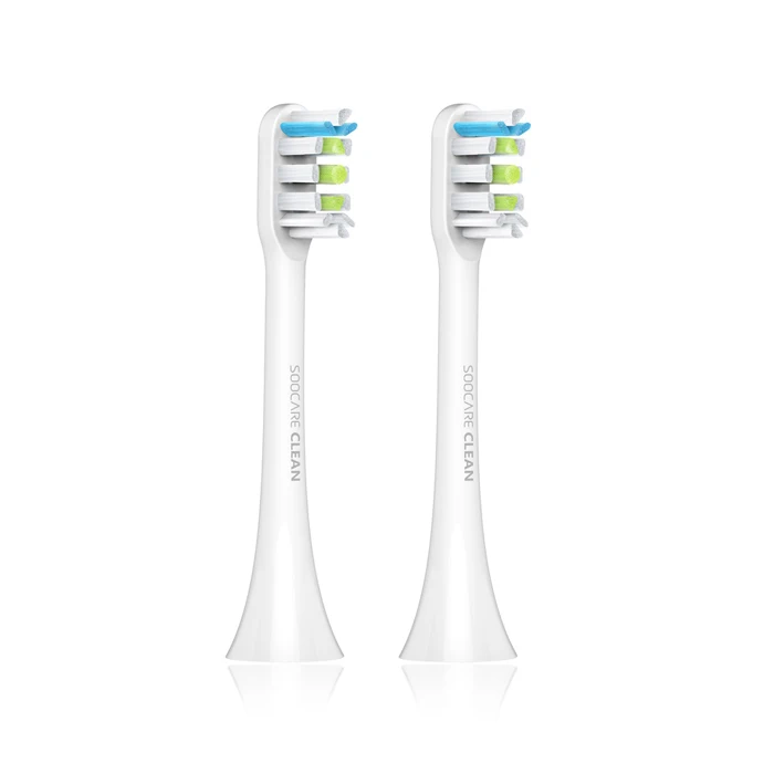 2 шт. Soocare X3 SOOCAS X3 сменная электрическая зубная щетка головка для SOOCAS/SOOCARE X3 зубные головки горячая распродажа - Цвет: White