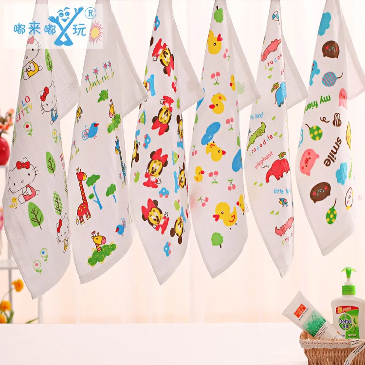 1 piece baby face cloths children's bathrobes towel for children bath