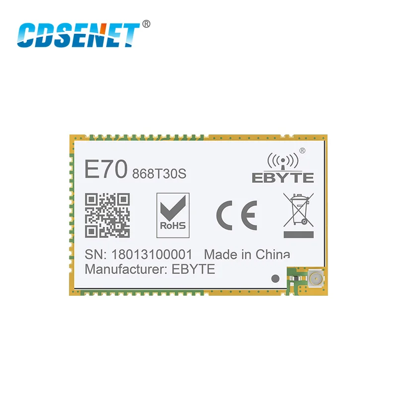 868 МГц трансивер CC1310 длинный диапазон IoT Transceptor 1 Вт CDSENET E70-868T30S SMD 868 МГц Ebyte передатчик приемник