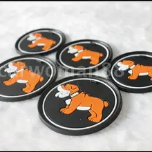 Фирменная Новинка силикагель Материал щенок мини Стиль Нескользящие Pad для подстаканник mini cooper F56 автомобиля(5 шт./компл