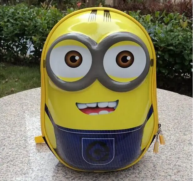 2018 Миньоны 3D рюкзак дети щенок mochilas escolares infantis детские школьные сумки Прекрасный