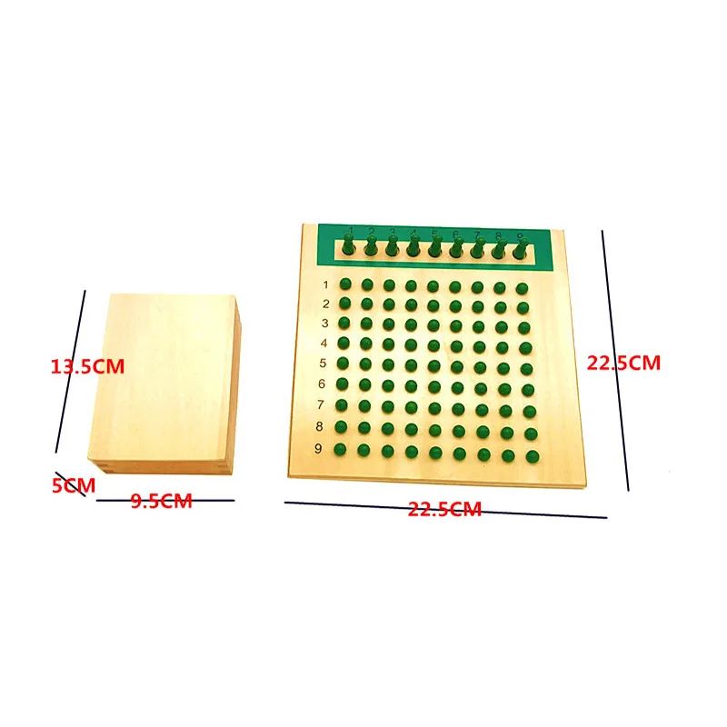 Монтессори умножение и деление доска дошкольника математическая игрушка