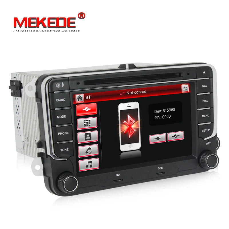 Discount free shipping Original frame  car DVD Player For VW/Volkswagen/SAGITAR/JATTA/POLO/BORA/GOLF V Navigation With GPS BT Radio Maps 5