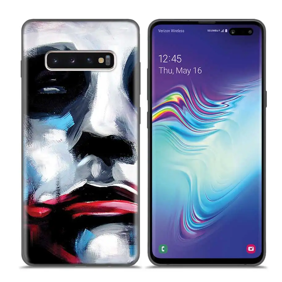 Чехол Coque для samsung Galaxy S10 S9 S8 Plus 5G A30 A50 A70 A40 A20 A10 Note 8 9 10 чехол-накладка с изображением Бэтмена Джокера Темный нож