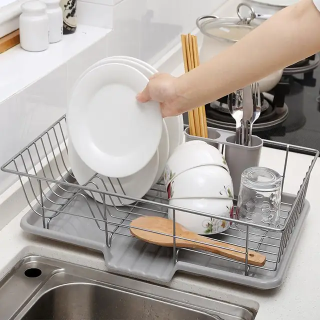 Dishwasher Drain Basket Basket Household Dishware Drain Dish Rack