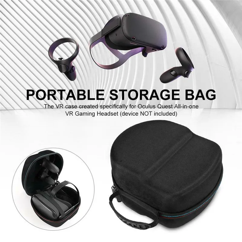 

Portable Storage Bag Fashion Scratchproof Travel Protect Case For Oculus Quest VR Gaming Headset & Controllers VR Accessories