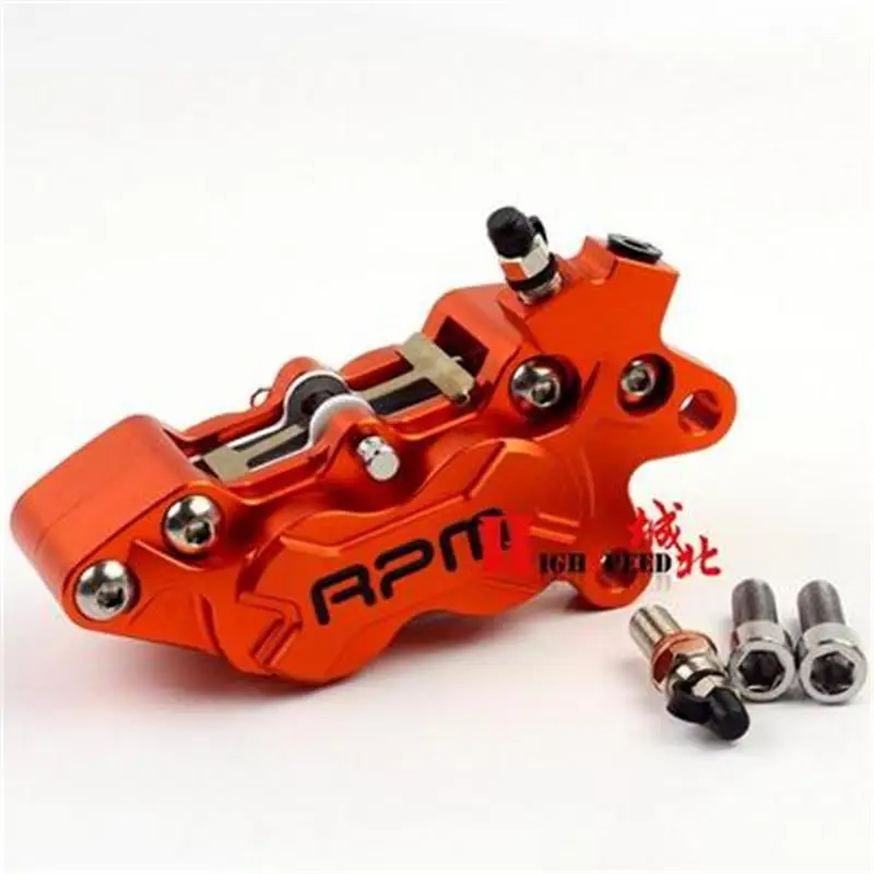 Universal CNC RPM Motorcycle Brake Caliper Left Right 40mm Hole To Hole 4 Piston For yamaha Kawasaki Honda suzuki KTM bmw