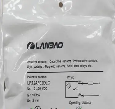 

FREE SHIPPING 100% NEW LR12AF02DLO Proximity Switch DC Two-wire Normally Open Inductive Sensor