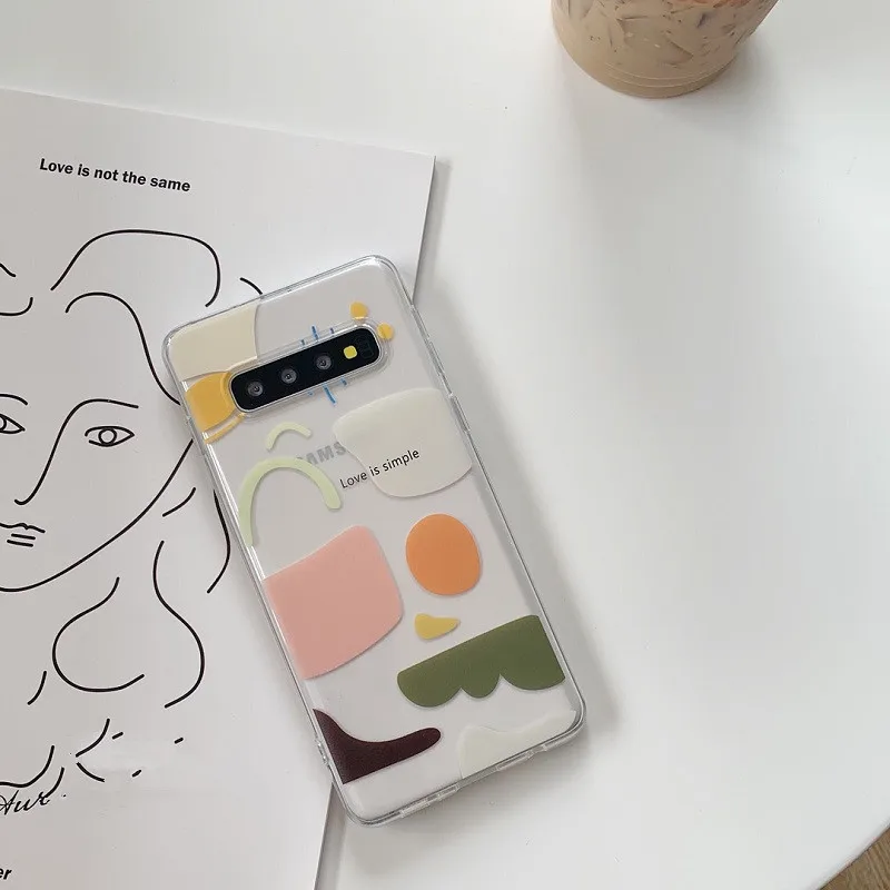DCHZIUAN простой чехол для телефона Samsung Galaxy S9 S8 S10 Plus S10E Note 9 8 геометрический