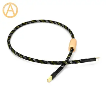 

HIFI USB Cable 4N OFC USB 2.0 Audio Cable Type A To Type B USB Audio Data Cable For USB DAC Compute PC Laptop UC11