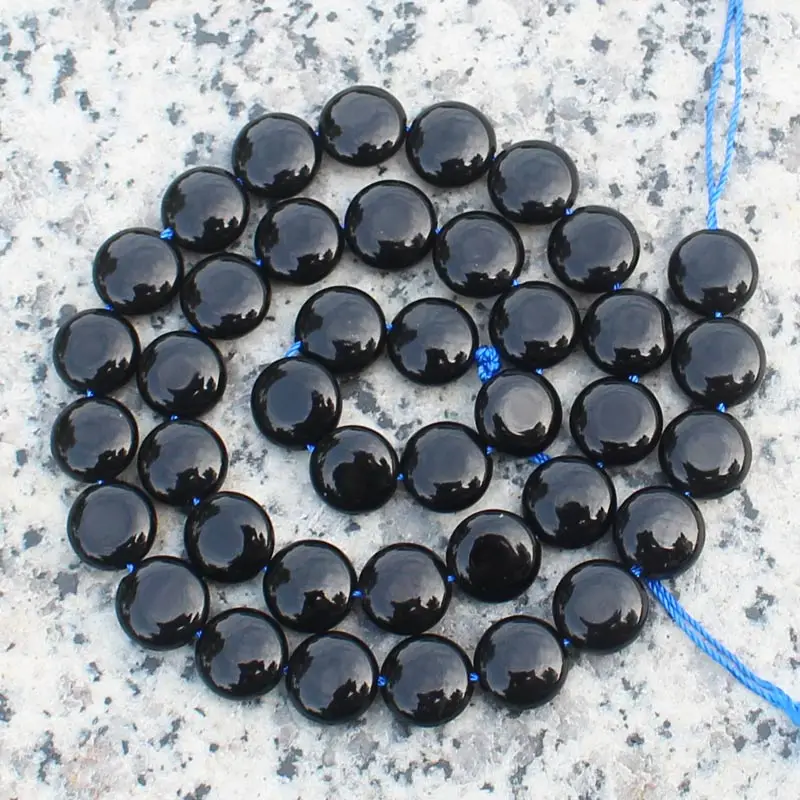 Wholesale Natural Black Onyx 10mm Round Loose Beads15"/38cm Strand For