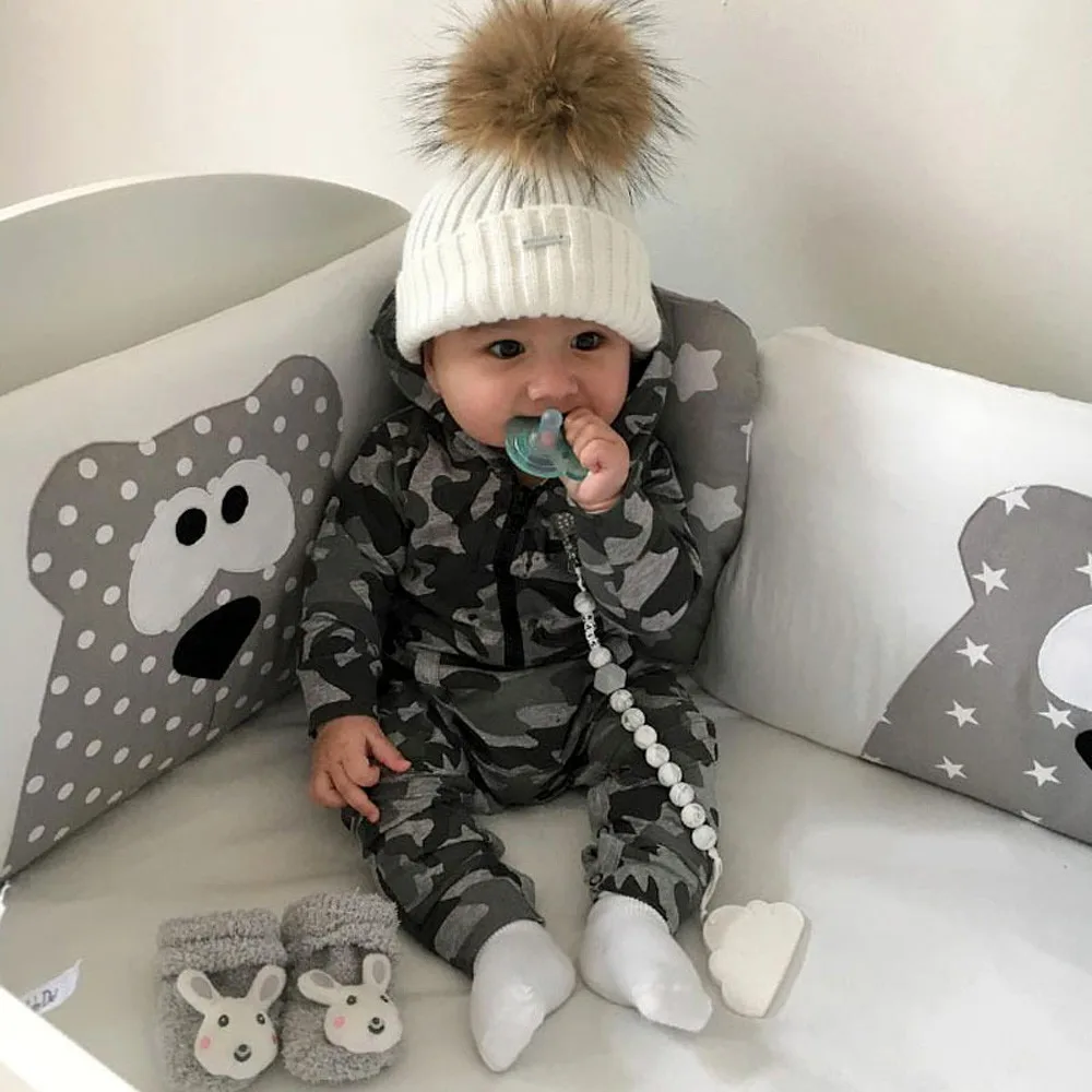 

Infant Baby Boys Girls Camouflage Print Hooded Romper Jumpsuit Clothes Outfits baby winter clothes newborn romper roupa infantil