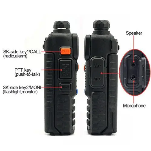Baofeng UV-5R Двухканальные рации UHF/VHF Dual Band UV5R CB Радио 128ch VOX фонарик двойной Дисплей FM трансивер для Охота радио